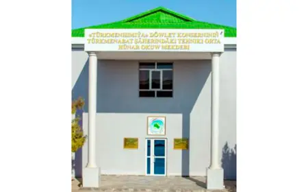 “Türkmenhimiýa” döwlet konserniniň Türkmenabat şäherindäki tehniki orta hünär okuw mekdebi 2025/2026-njy okuw ýyly üçin talyplyga kabul edýär