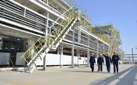 В Лебапском велаяте строится жилой дом для семей работников нефтеперерабатывающего завода