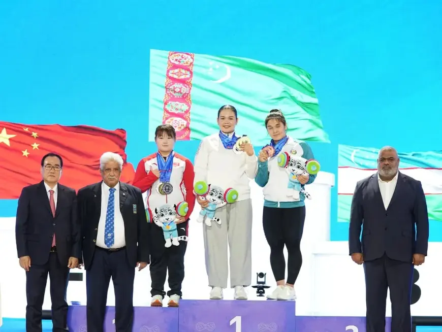 Turkmen Weightlifter Wins Gold at Asian Youth & Junior Championship