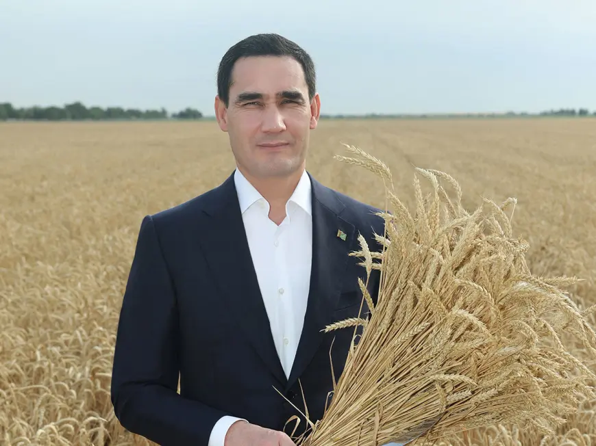 To the brave grain growers and all agricultural workers of Independent, Permanently Neutral Turkmenistan