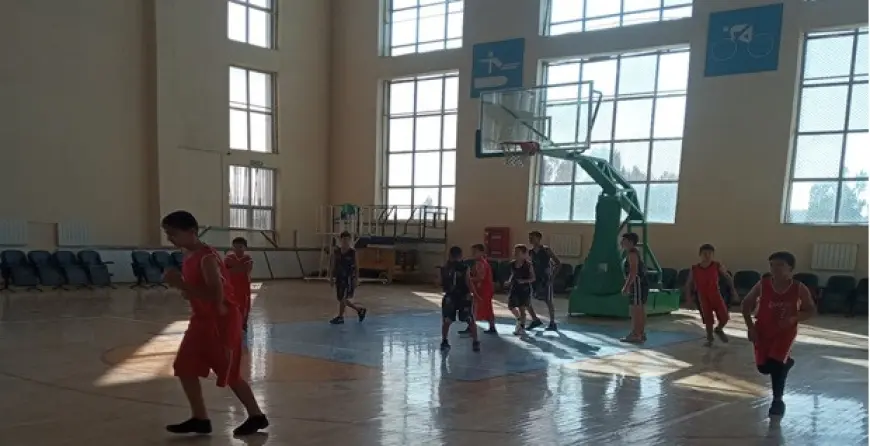 Basketball Tournament Held in Charjev District of Lebap Province