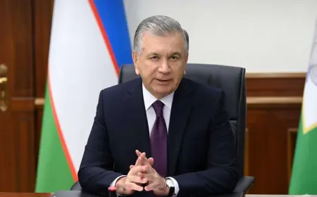 Özbegistanyň Prezidenti BMG-niň Awaza forumyna gatnaşmak üçin Türkmenistana geler