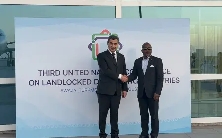 Вице-президент Республики Малави прибыл в Туркменистан