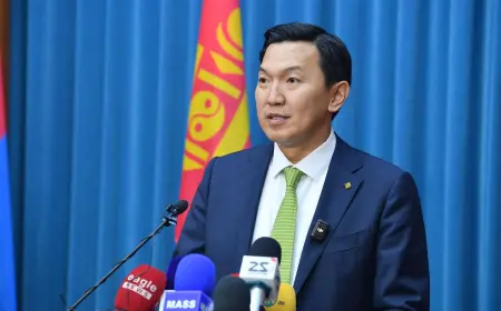 Moğolistan Başbakan Birinci Yardımcısı, Awaza’daki Uluslararası Foruma Katılmak Üzere Türkmenistan’a Geldi