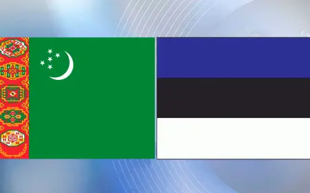 Делегация Эстонии прибыла в город Туркменбаши для участия в международном совещании