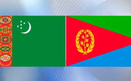 Делегация Эритреи прибыла в Туркменистан для участия в международной конференции в Авазе