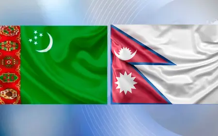 Премьер-министр Непала прибыл в Туркменистан