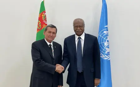 Turkmenistan’s Foreign Minister Meets with President of the 79th Session of the UN General Assembly