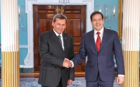 Глава МИД Туркменистана провёл переговоры с Марко Рубио в Вашингтоне