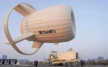 Китай первым в мире поднимет в небо мегаваттный ветрогенератор в форме дирижабля