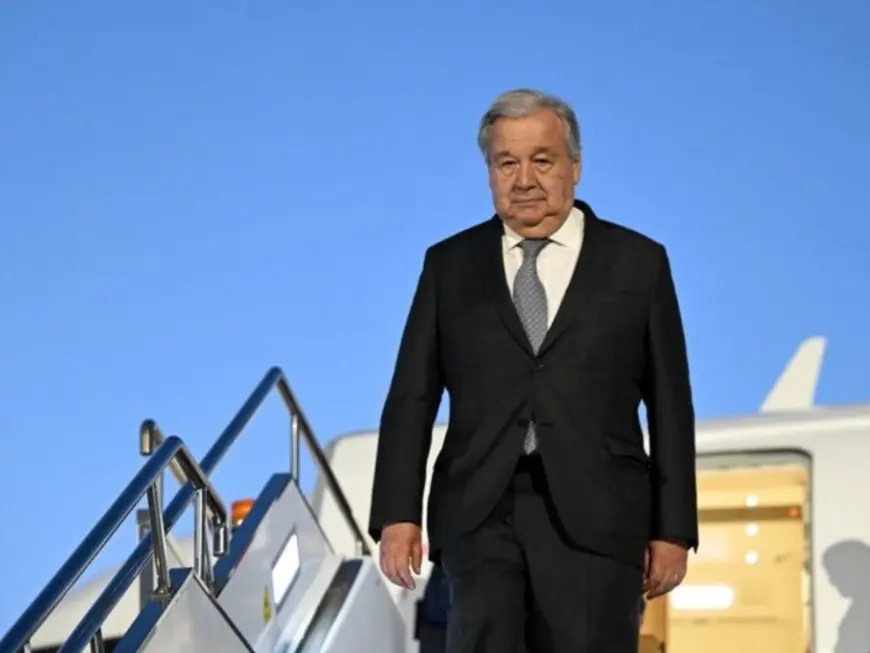 BMG-niň Baş sekretary Antoniu Guterriş Türkmenistana geldi