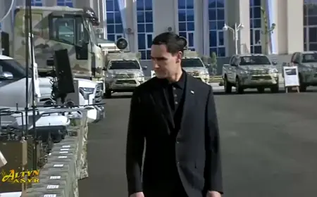 Türkmenistanyň Prezidenti täze harby tehnikalar bilen tanyşdy we goşuny üpjün etmek boýunça görkezmeleri berdi