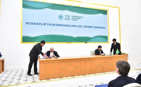 Türkmenistan TIF 2025-iň çäginde halkara guramalaryň birnäçesi bilen ylalaşyk baglaşdy