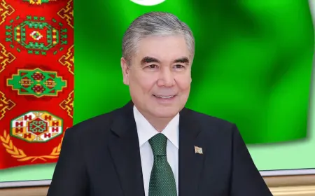 To the President of Turkmenistan, Honorable Serdar Berdimuhamedov