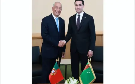 Сердар Бердымухамедов встретился с Президентом Португальской Республики