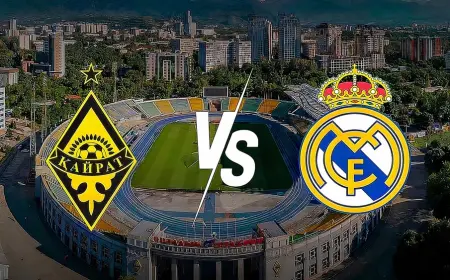 «Kaýrat» — «Real Madrid»: sabyrsyzlyk bilen garaşylan duşuşyk şu gün 21:45-de başlanar