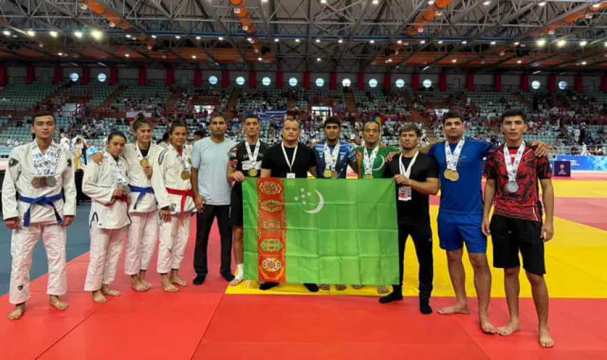 Türkmen Jiu-Jitsu Takımı Atina’da 21 Madalya Kazandı