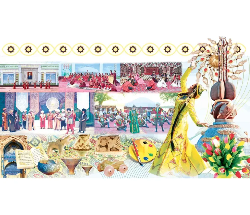 Türkmenistanyň Prezidenti döwlet sylaglaryna mynasyp bolan döredijilik işgärlerini hem-de «Türkmeniň Altyn asyry» bäsleşiginiň ýeňijilerini gutlady