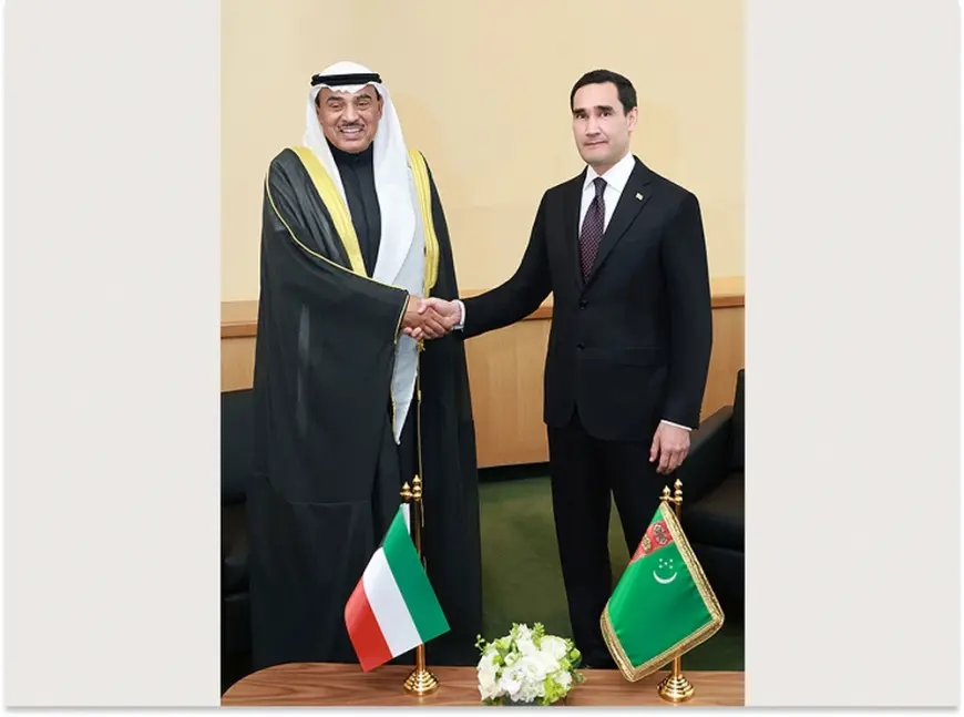 Türkmenistanyň Prezidenti Kuweýt Döwletiniň Mirasdüşer Şazadasy bilen duşuşdy