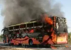 В Южной Индии из-за пожара в автобусе погибли не менее 20 человек