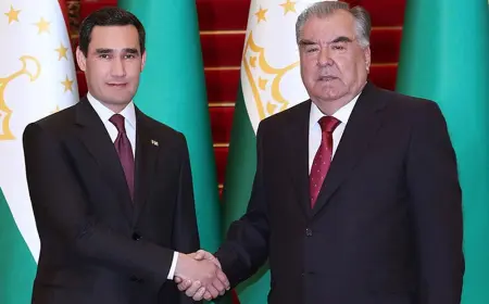 Döwlet Baştutanymyz Täjigistan Respublikasynyň Prezidentini doglan güni bilen gutlady