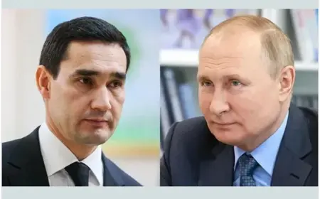 Türkmenistanyň Prezidenti Russiýa Federasiýasynyň Prezidenti Wladimir Putini doglan güni bilen gutlady