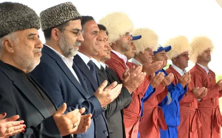 Türkmenistan Azerbaýjanyň Fizuli şäherinde metjit gurmaga girişdi