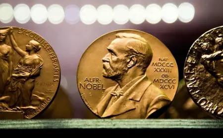 Lukmançylyk we fizika boýunça Nobel baýragynyň eýeleri atlandyryldy