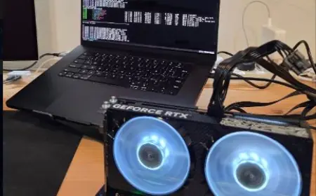 GeForce RTX wideo kartalaryny häzirki zaman MacBook Pro kompýuterlerine baglamak mümkin boldy