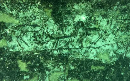 Türkiýede suw astyndan 12 müň ýyl mundan öňki gaýalaryň suratlary tapyldy