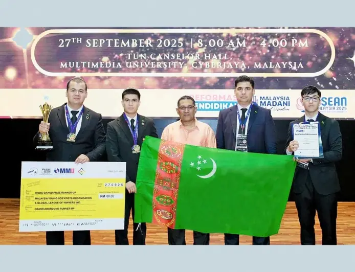 Проекты туркменской молодежи получили золотые медали престижного международного конкурса