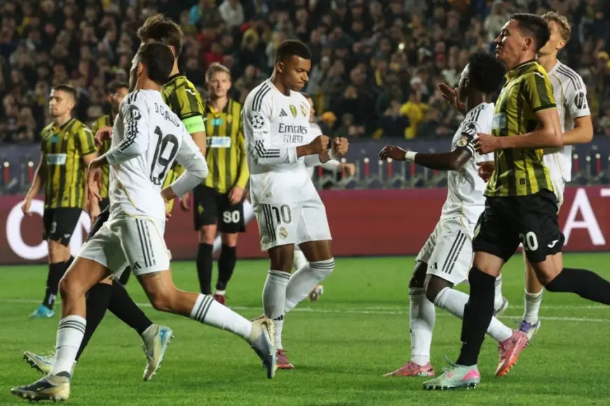 Real Madrid thrashes Kairat 5–0 in Champions League