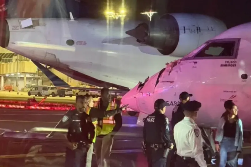 В Нью-Йорке столкнулись два самолёта: есть пострадавший