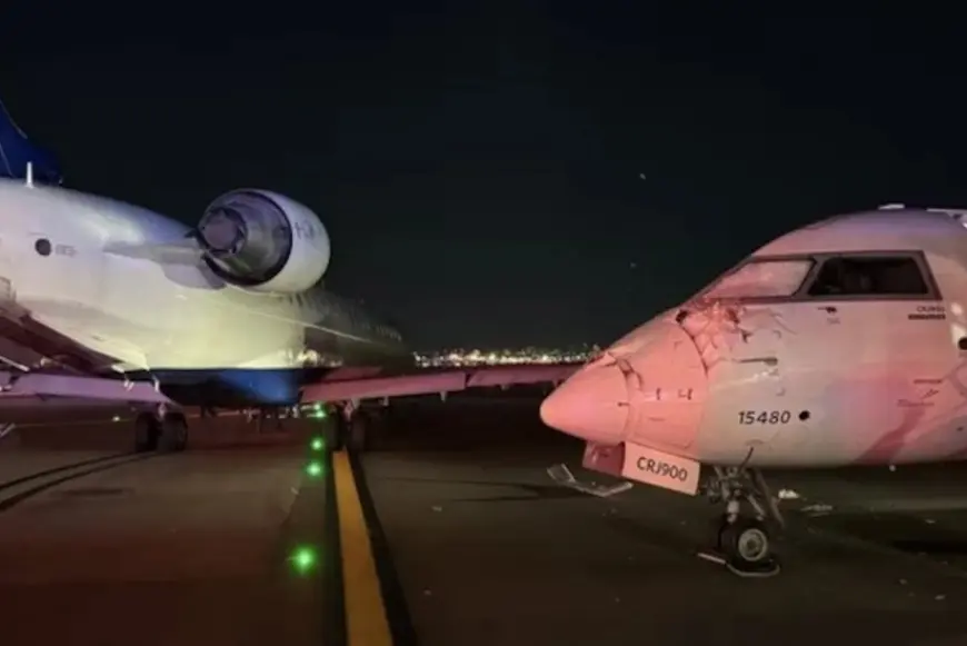 В Нью-Йорке столкнулись два самолёта: есть пострадавший