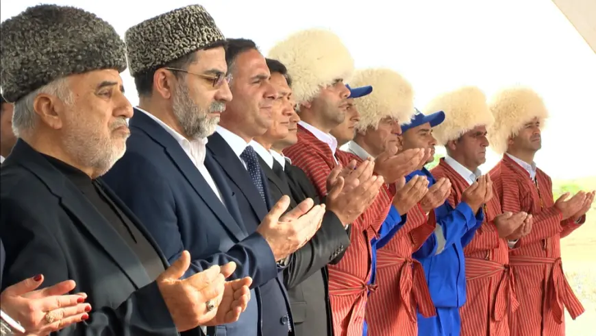 Türkmenistan Azerbaýjanyň Fizuli şäherinde metjit gurmaga girişdi