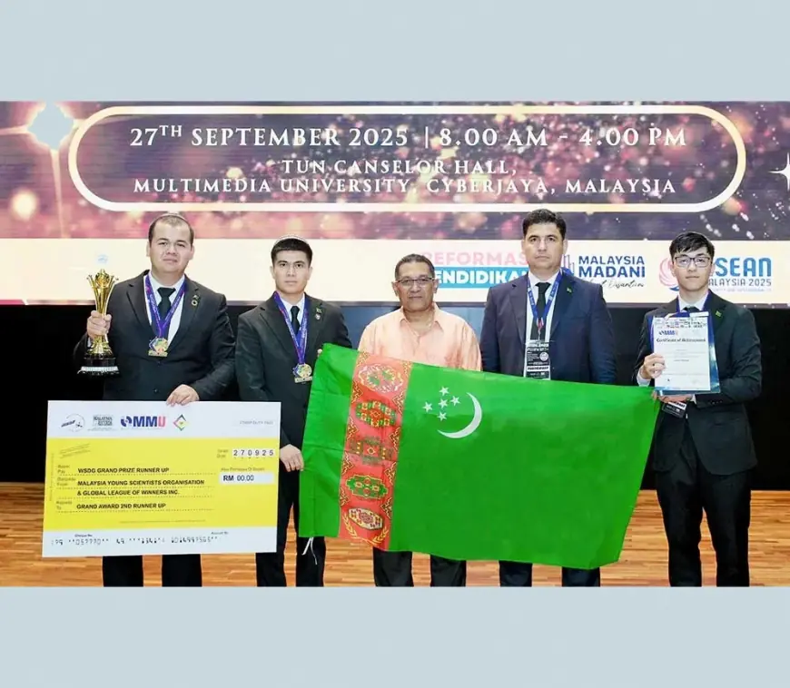 Проекты туркменской молодежи получили золотые медали престижного международного конкурса