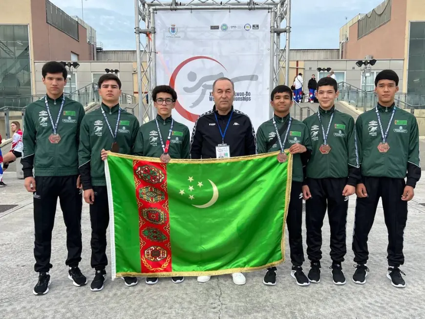 Türkmen taekwondoçylary dünýä çempionatynyň medallaryna eýe boldular