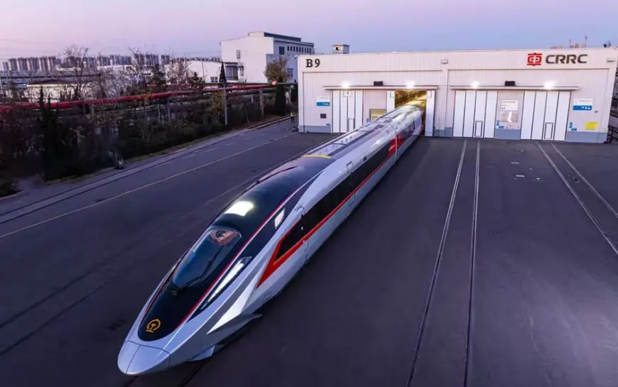 World's Fastest Train CR450 Sets New Record by Reaching 453 km/h