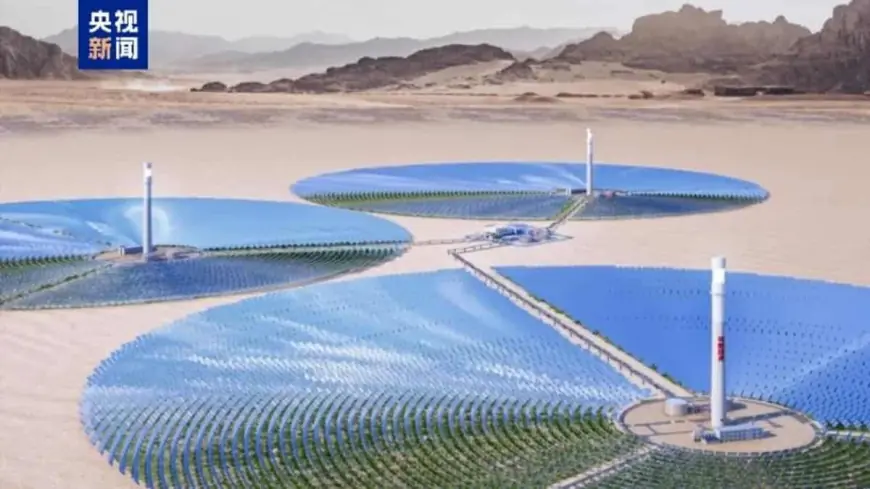 China Begins Construction of Record-Breaking Solar Thermal Power Plant