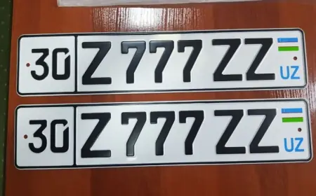 В Узбекистане разрешат «именные» автомобильные номера