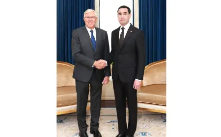 Serdar Berdimuhamedow «Nicklaus Сompanies» kompaniýasynyň ýolbaşçysy bilen duşuşdy