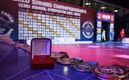 Туркменские самбисты завоевали восемь медалей на чемпионате мира