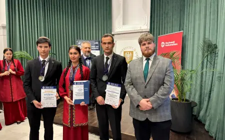 Türkmen talyplarynyň halkara üstünlikleri