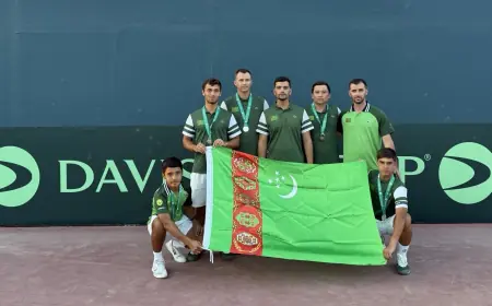 Türkmen tennisçileri Bahreýnde geçirilen Dewisiň Kubogy ugrundaky zolaklaýyn ýaryşyň ähli duşuşyklarynda ýeňiş gazandylar