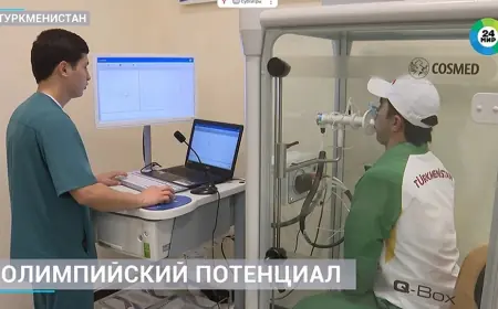 Türkmenistanda olimpiýa çempionlaryny taýýarlamak üçin Merkezi Aziýadaky ilkinji dünýä derejeli ylmy merkez hereket edýär