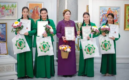 Türkmenabat şäheriniň zehinli çagalary halkara sungat bäsleşiklerinde üstünlik gazandy