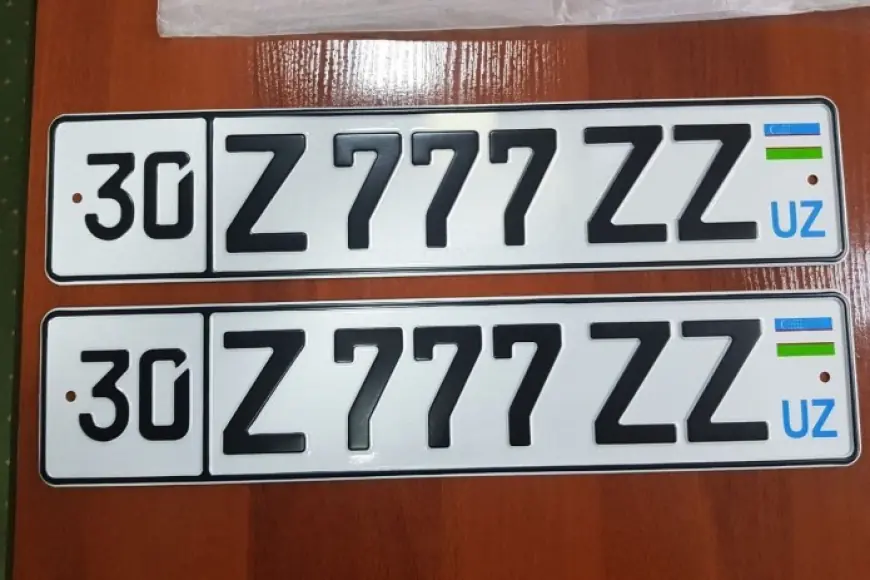 В Узбекистане разрешат «именные» автомобильные номера