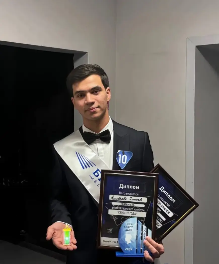 Türkmen Allaberdi Umarow Belarusda «Ýylyň talyby» baýragynyň eýesi boldy