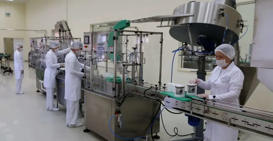 Balkandaky bejeriş palçyklaryny we deňiz duzuny gaplaýan kärhanada saglyk ähmiýetli tebigy serişdeler öndürilýär