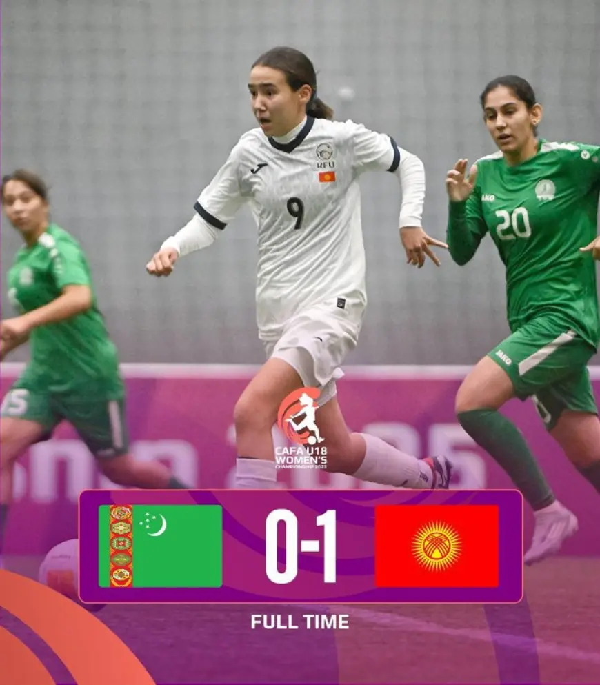 U18 ýaşly zenanlaryň arasynda CAFA CUP-ynyň ikinji oýnunyň netijeleri